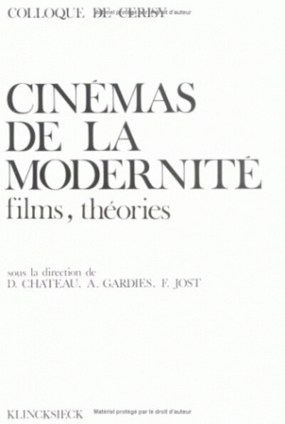 Cinémas de la modernité