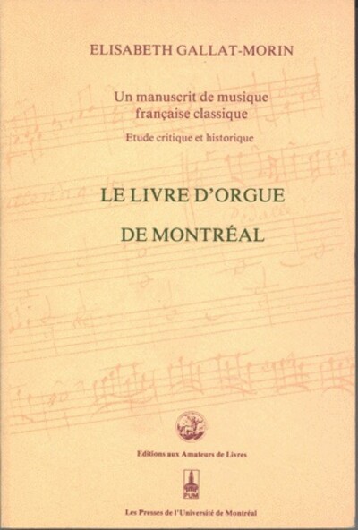 Un Manuscrit de musique française classique